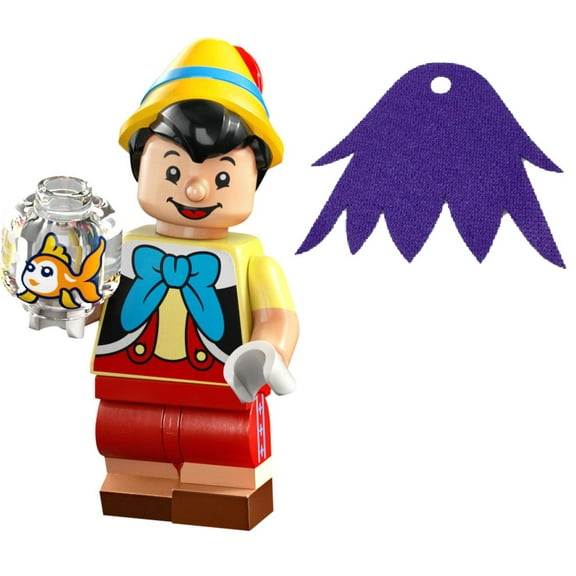 LEGO MiniFigures Disney 100 Series 3: Pinocchio Minifigure - 71038 With Purple Cape