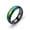 Black, variant on New Japanese Style Animation Cosplay Ring Magic Temperature Color Change Stainless Steel Jewelry Men's Rings