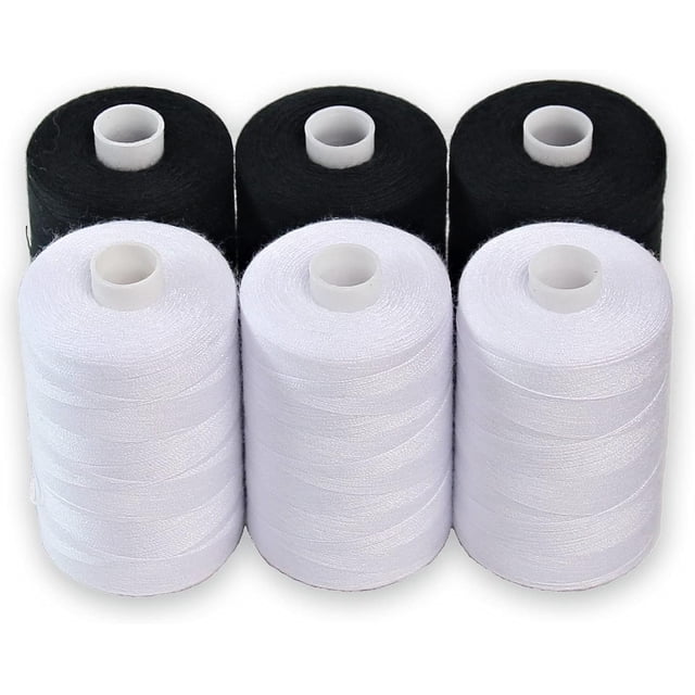 Sewing Thread - Spools of Polyester Thread for Sewing Machine for Beginners Hand Stitching Quilting - yds Each in Colors + Bonus