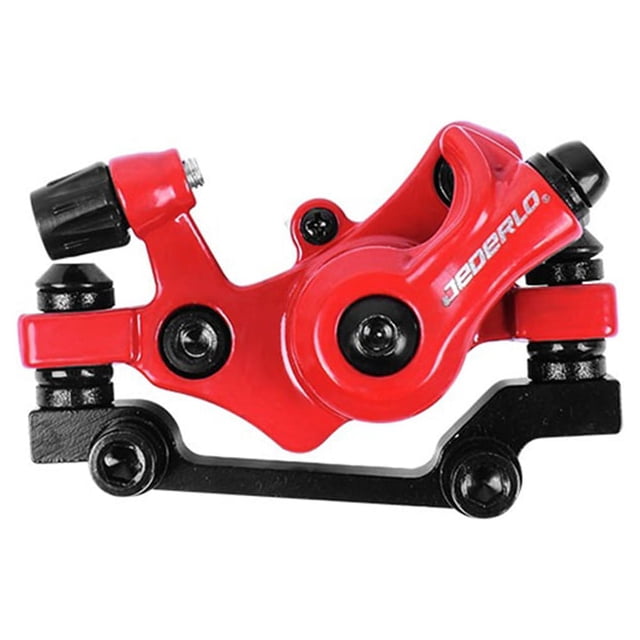 Naiovety Pinzas de freno de disco de Cable práctico mecánico JEDERLO, accesorios de componentes de bicicleta de superficie recubierta sólida ligera, Ciclismo Rojo Frente Naiovety OD025851-01