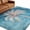 Cyan, variant on Washable Round Rugs 7ft Coastal Beach Tree Grey Circle Rug Non-Slip Soft Non-Shedding Low-Profile Vintage Summer Palm Tropical Large Area Rug Carpet for Living Room Bedroom Dining Room Home Decor