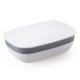 thumbnail image 1 of Caja de jabón de plástico para baño, viajes, senderismo, camping (blanco), 1 of 5