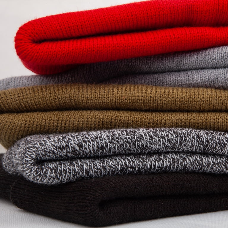 3 Pack Winter Beanie Hats for Men Women, Warm Cozy Knitted  display picture 2