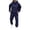 Navy, variant on QHFBli Track Suits Mens Sweatsuit 2 Piece Set Hoodies and Sweatpants Sets Trendy Jogging Workout Sweat Suits Athletic Tracksuit