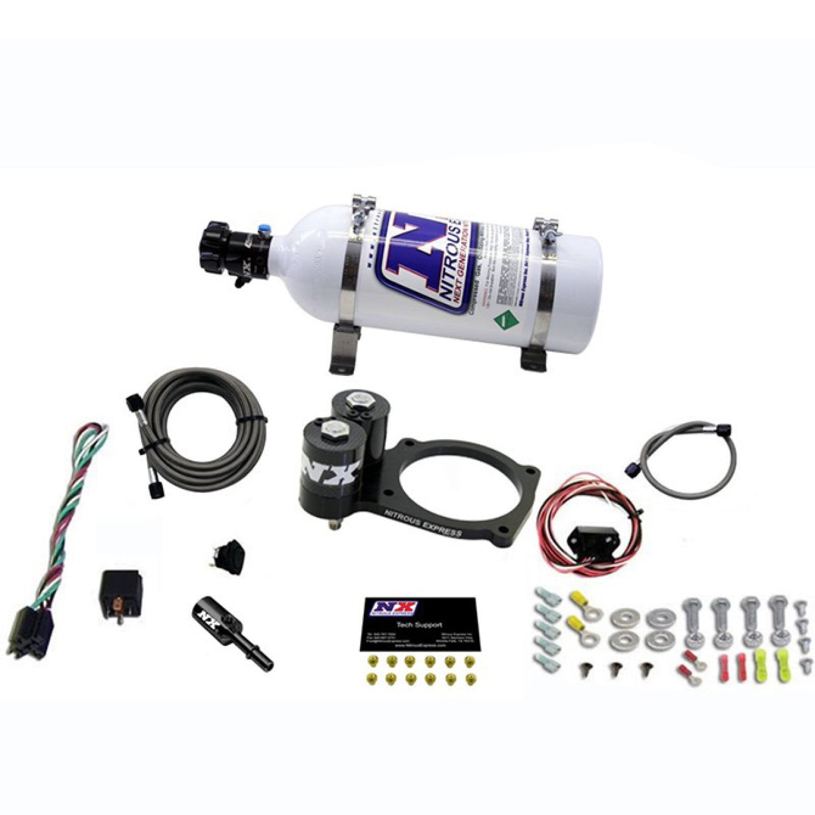 Nitrous Express Dodge Hellcat Nitrous Plate System W/ 5Lb Bottle