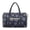 Blue Turtles, variant on Blue Turtles & Flower Pattern Large Travel Duffel Bags Unisex Casual Weekender for College Student with Luggage Handle Strap & Quilting Design