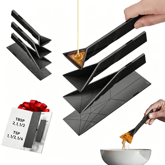 POLYGONS - Original Flat 3-in-1 Folding Measuring Spoons | 2 Spoons ...