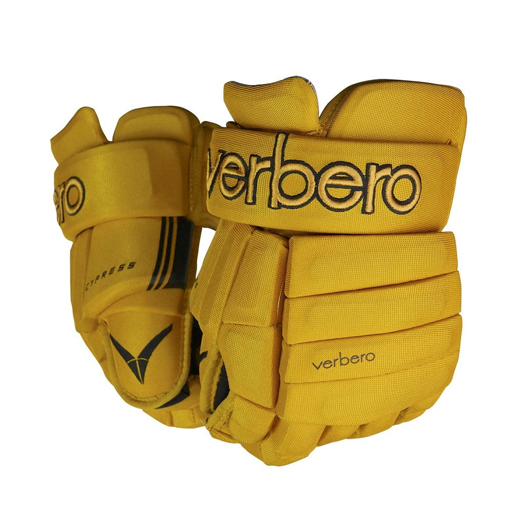Verbero Cypress 4-Roll Jr Black Copper Hockey Gloves 