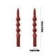 thumbnail image 3 of Fiudx Juego de Velas de Hilo Largo, Elegante Color Rojo, Decoración Elegante para Bodas, Iluminación para Cenas a La Luz de Las Velas, Ambiente Relajante para El Hogar, Tamaño de 9,84 Pulgadas, Paque, 3 of 6