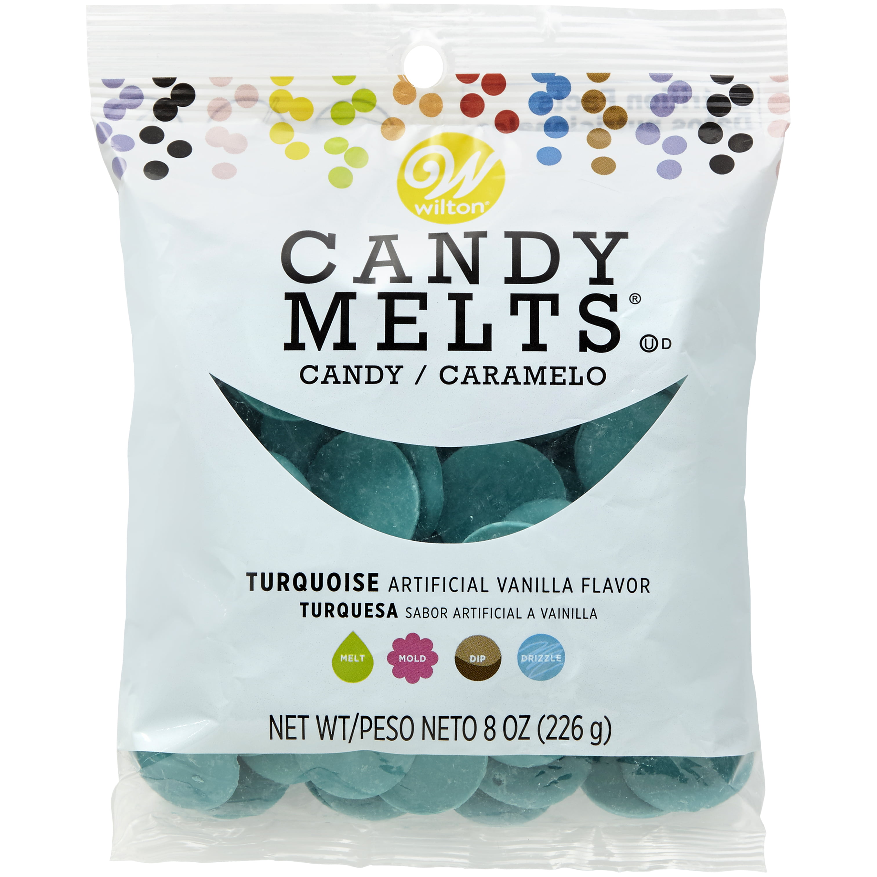 Wilton Turquoise Candy Melts Candy 8 Oz