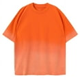 thumbnail image 4 of Birdeem Shirts for Men Mens Summer New Ice Silk Loose Gradient T-Shirt, 4 of 9