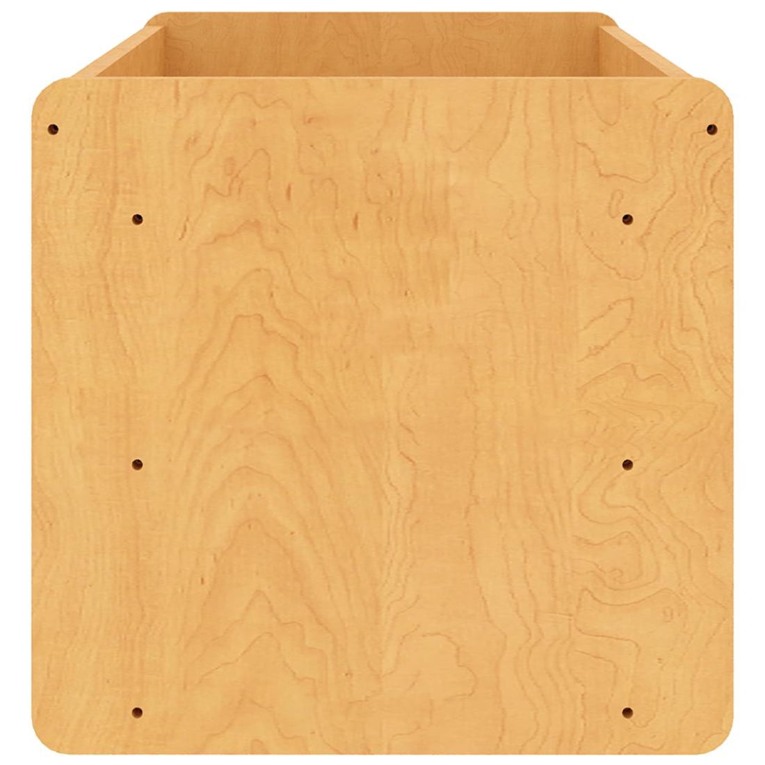 Tot Mate Toddler Play Center 2 Tier Wood Shelf Toy Storage Organizer, Classroom Furniture, Maple RTA