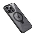 thumbnail image 3 of ShellTech for iPhone 15 Pro  Magnetic Ring Stand Case [Military Drop Protection] [Compatible with MagSafe] Matte Translucent Slim iPhone 15 Pro Case 6.1",Black, 3 of 22