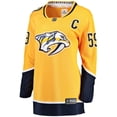 thumbnail image 2 of Women's Fanatics Branded Roman Josi Gold Nashville Predators Premier Breakaway Player Jersey, 2 of 3