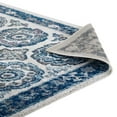 thumbnail image 5 of Modway Entourage 94.5x122" Odile Floral Moroccan Trellis Area Rug in Ivory/Blue, 5 of 6