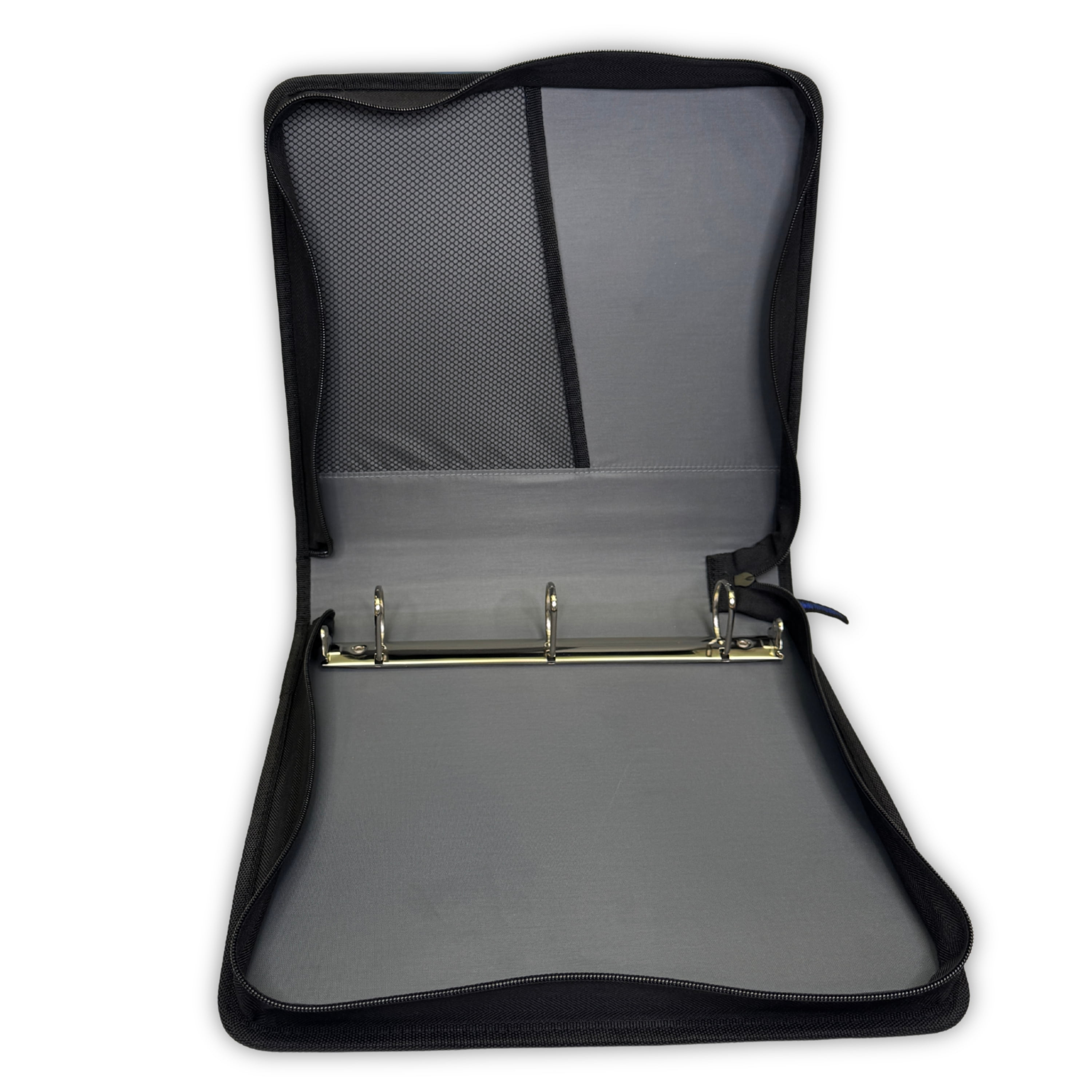 Pen+Gear Tech 1.5" D-Ring Zipper Binder, Blue