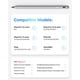 thumbnail image 5 of Lápiz óptico metapen A8 para Apple iPad 2018-2025, color gris, 5 of 9
