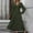 Army Green, variant on Gspmoly Summer Dresses for Women 2025, Women'S New V-Neck Solid Color Wool Ball Dress with Lantern Sleeves Long Sleeves Waist Pleated Long Skirt Wedding Dresses for Women Summer Savings Clearance