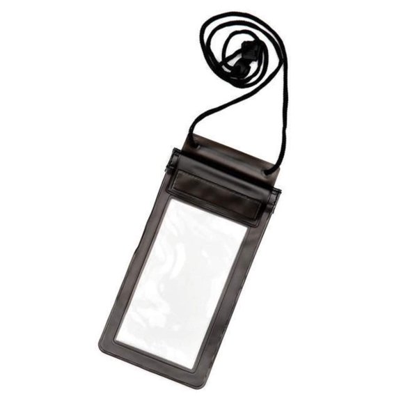 Waterproof Clear PVC Phone Pouch with Adjustable Neck Lanyard, Transparent Protective Case for Smartphones, Cash, Cards and Small Essentials