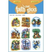 Tyndale House Publishers 11003X Sticker-Life Of Christ, 6 Sheets-Faith That Sticks