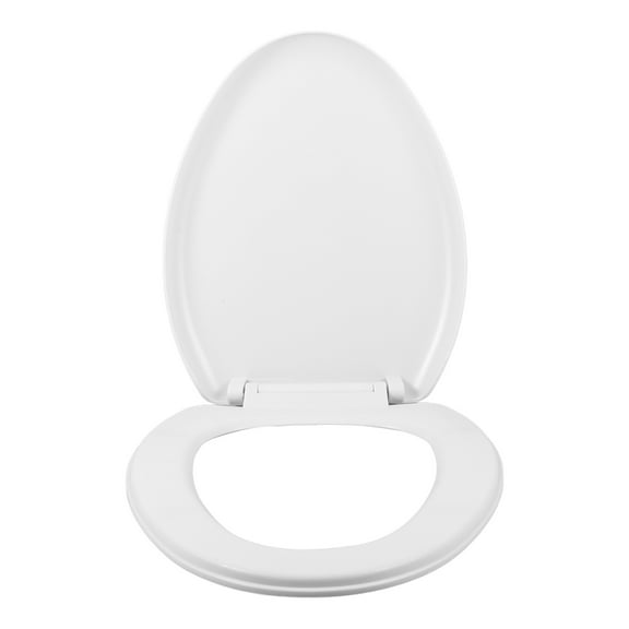 UPGRATOR Soft Toilet Seat Cover Universal Toilet Seat Cover White Plastic 1Pack for Home Use