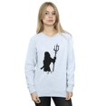 thumbnail image 2 of DC Comics Womens Aquaman Mono Silhouette Sweatshirt, 2 of 4
