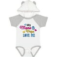 thumbnail image 3 of Inktastic My Mama and Papa Love Me with Hearts Boys or Girls Baby Bodysuit, 3 of 5