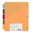 U Brands Poly Performance 5 Tab Subject Dividers w/ Single Pocket 3