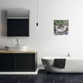 thumbnail image 3 of Stupell Industries Coastal Zebra in Tropical Bathtub Canvas Art, 17 x 17, by Janet Tava, 3 of 8