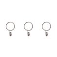 thumbnail image 1 of jesticaly 10 Pcs Rustproof Curtain Rings Home Decoration Shower Curtain Rings Clamps Drapery Clips Bath Curtain Rod Clips Window Accessoy Silver 3.5mm*35mm 3Set, 1 of 6