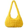 thumbnail image 1 of Bolso con cremallera para mujer bolso de media luna a la moda bolso elegante para chica de gran capacidad, 1 of 9