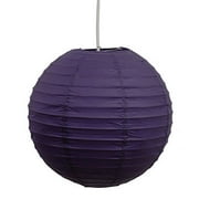 Round Paper Lantern Light, Purple