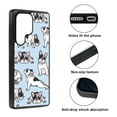 thumbnail image 2 of WIRESTER Shockproof Soft Rubber Cover Case for Samsung Galaxy S25 Ultra 6.8" 2025, French Bulldog Funny Playful Postures On Light Blue Background, 2 of 5