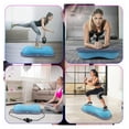 thumbnail image 4 of Balance , Half , Balance , Exercise Workout Trainer, with Resistant Band, Strength Fitness Yoga with Foot Pump, 4 of 6