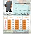 thumbnail image 6 of Rosvigor Womens Workout Tops Short Sleeve Tee Shirts Comfy Athletic Shirts Loose Womens Activewear Tops for Gym Running Yoga, 6 of 7