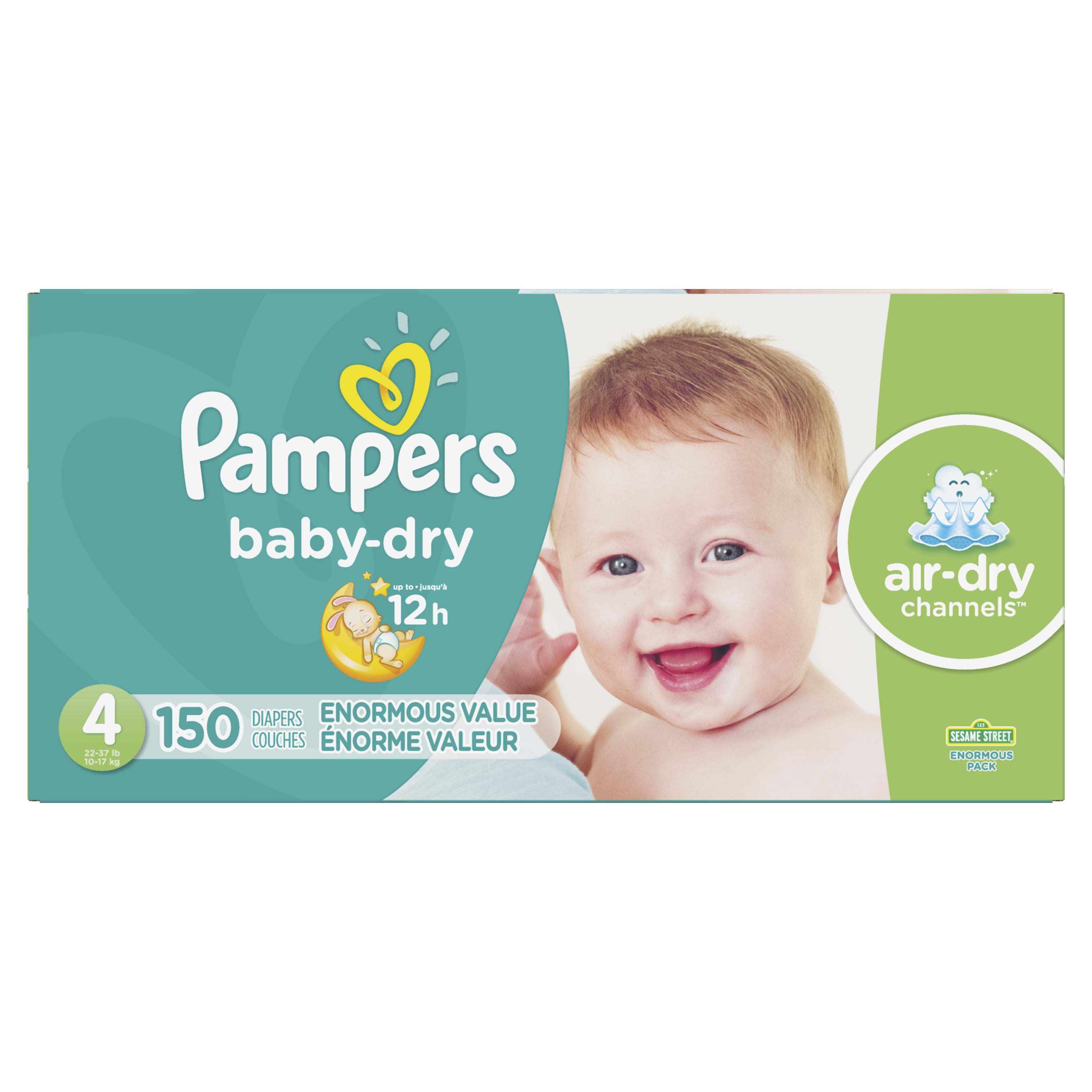 Baby Dry Extra Protection Diapers, Size 4, 150 Count, 150 Diapers - Kroger