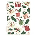 thumbnail image 7 of FORMRS 1-Subject Spiral Notebook 8" x 5" College Ruled 60 Refillable Sheet A5 Hard Cover, 2 Pack, White Christmas Holly, 7 of 7