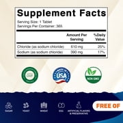 Vitamatic 2 Pack Sodium Chloride 1000mg, 365 Tablets