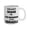 H, variant on Fareti Ceramic Coffee Mug, 350 ml Tea Mug with Handle, Flat Bottom Mug for Men, Women, Office, Microwave Safe