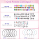 thumbnail image 2 of Kit De Cuentas Para Hacer Pulseras, Collares Y Joyas, 112 Pz Multicolor, 2 of 4