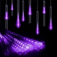 thumbnail image 3 of LINLIN LED Meteor Shower Solar Lights Outdoor, 50cm 8 Tubes Falling Rain Lights Solar Garden String Lights for Garden, 3 of 8