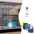thumbnail image 2 of Miangastore 4Pcs Guinea Pig Cage Liners Washable And Reusable For Pet Owners Mixed Style 50X70In, 2 of 9