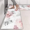 thumbnail image 2 of Kitchen Rugs Sets Of 2,Pioneer Flower Floral Print Pattern Anti Fatigue Kitchen Mat Rugs Non Slip Washable,Decorative Kitchen Floor Mats for Kitchen,Sink,Laundry,17"X47", 2 of 5