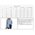 thumbnail image 5 of Chouyatou Women's Spring Long Sleeve Denim Jean Shirts Button Down Shirt Business Casual Tops, 5 of 5