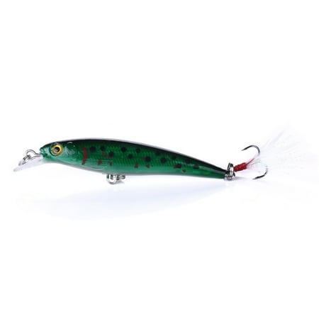 1 Pcs Minnow Fishing Lures 90mm 8g Bass Trolling Artificial Hard Bait Crank Bait Wobblers 3D Eyes Pike Carp Bait Fishing Tackle