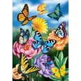 thumbnail image 3 of Briarwood Lane Butterflies In The Garden Spring House Flag, 3 of 4