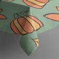 thumbnail image 3 of Thanksgiving Day Tablecloth Waterproof Spillproof Tablecolths Table Covers Fall Maple Leaves Pumpkins Sunflower Table Cover for Fall Birthday Wedding Graduation Rectangle,60x84inch, 3 of 5