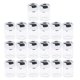 thumbnail image 2 of Botellas de Maquillaje de Vacías de Viaje de 20 Piezas, Viales de Muestra de Contenedor Pequeño con Tapa - Gris 3ml Baoblaze Botellas vacías, 2 of 8