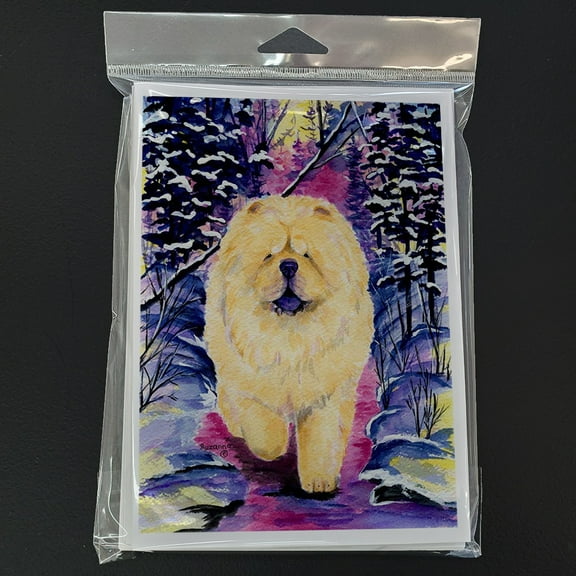 Chow Chow Greeting Cards and Envelopes Pack of 8