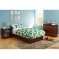 thumbnail image 2 of South Shore Smart Basics Platform Bed, Twin, Royal Cherry, 2 of 6